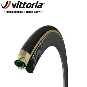 Vittoria ���B�b�g���A �r�b�g���A Pista Speed G2.0 TU BLK 28X23 ���[�h�p �`���[�u���[�^�C�� ���]�� ���[�h�o�C�N