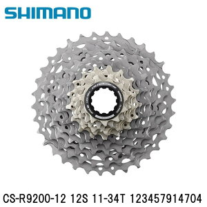 SHIMANO V}mDURAACE fG[X (R9200 12S) CS-R9200-12 12S 11-34T 123457914704 ] XvPbg