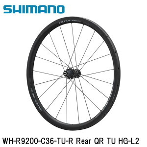 SHIMANO V}mDURAACE fG[X (R9200 12S) WH-R9200-C36-TU-R Rear QR TU HG-L2 ] gzC[[h NXoCN