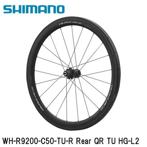 SHIMANO V}mDURAACE fG[X (R9200 12S) WH-R9200-C50-TU-R Rear QR TU HG-L2 ] gzC[[h NXoCN