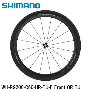 SHIMANO V}mDURAACE fG[X (R9200 12S) WH-R9200-C60-HR-TU-F Front QR TU ] gzC[[h NXoCN