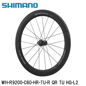 SHIMANO V}mDURAACE fG[X (R9200 12S) WH-R9200-C60-HR-TU-R QR TU HG-L2 ] gzC[[h NXoCN