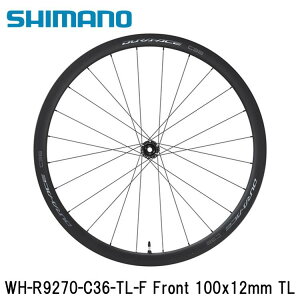 SHIMANO V}mDURAACE fG[X (R9200 12S) WH-R9270-C36-TL-F Front 100x12mm TL ] gzC[[h NXoCN