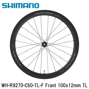 SHIMANO V}mDURAACE fG[X (R9200 12S) WH-R9270-C50-TL-F Front 100x12mm TL ] gzC[[h NXoCN