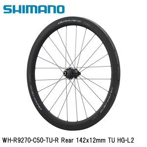 SHIMANO V}mDURAACE fG[X (R9200 12S) WH-R9270-C50-TU-R Rear 142x12mm TU HG-L2 ] gzC[[h NXoCN