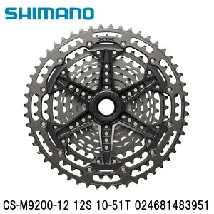 SHIMANO V}mXTR (M9200 12-Speed) CS-M9200-12 12S 10-51T 024681483951 ] XvPbg