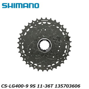 SHIMANO V}mCUES(U3000/U4000/U6000/U8000) CS-LG400-9 9S 11-36T 135703606 ] XvPbg