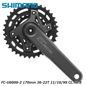 SHIMANO V}mCUES(U3000/U4000/U6000/U8000) FC-U6000-2 170mm 36-22T 11/10/9S CL:48.8 ] NNZbg
