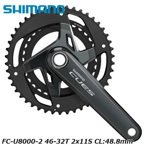 SHIMANO V}mCUES(U3000/U4000/U6000/U8000) FC-U8000-2 46-32T 2x11S CL:48.8mm ] NNZbg