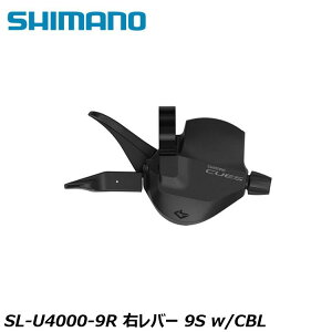 SHIMANO V}mCUES(U3000/U4000/U6000/U8000) SL-U4000-9R Eo[ 9S w/CBL [hoCNp