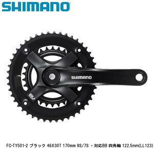 SHIMANO V}m FC-TY501-2 ubN 46X30T 170mm 8S/7S EΉBB lp 122.5mm(LL123) ] NNZbg