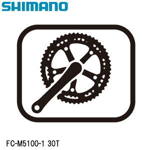 SHIMANO V}m FC-M5100-1 30T ] `F[O