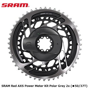 SRAM �X���� SRAM Red AXS Power Meter Kit Polar Grey 2x (��50/37T) ���]�� �`�F�[�������O