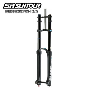 �T�X�t�H�[�N SR SUNTOUR/�G�X�A�[�� �T���c�A�[ RUX38 R2C2 PCS-T 27.5 20x110 1.5-1 1/8 CTS 200 �u���b�N SF18