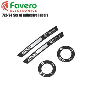 FAVERO �t�@�x�� 772-94 Set of adhesive labels ���]�� �y�_���p�[�c