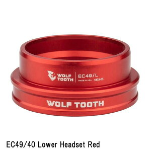 WOLF TOOTH@EtgD[X EC49/40 Lower Headset Red ] wbhp[c