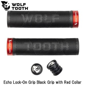 WOLF TOOTH�@�E���t�g�D�[�X Echo Lock-On Grip Black Grip with Red Collar ���]�� �O���b�v