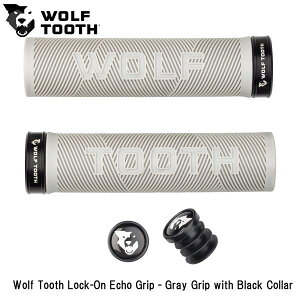 WOLF TOOTH@EtgD[X Wolf Tooth Lock-On Echo Grip - Gray Grip with Black Collar ] Obv
