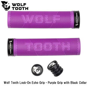 WOLF TOOTH@EtgD[X Wolf Tooth Lock-On Echo Grip - Purple Grip with Black Collar ] Obv
