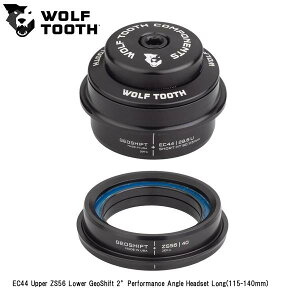 WOLF TOOTH@EtgD[X EC44 Upper ZS56 Lower GeoShift 2°Performance Angle Headset Long(115-140mm) ] wbhp[c