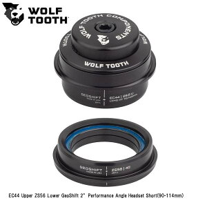 WOLF TOOTH@EtgD[X EC44 Upper ZS56 Lower GeoShift 2°Performance Angle Headset Short(90-114mm) ] wbhp[c
