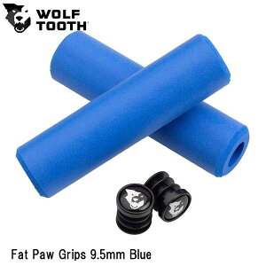 WOLF TOOTH�@�E���t�g�D�[�X Fat Paw Grips 9.5mm Blue ���]�� �O���b�v
