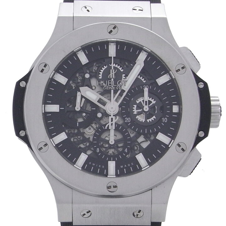 楽天市場 銀座店 Hublot ウブロ ビッグバン アエロバン 311 Sx 1170 Rx スケルトン ダイヤル 文字盤 オートマチック 自動巻 44mm Ss ステンレススチール ラバー メンズ Dh 大黒屋質店出品 中古 Dh 大黒屋質店出品 中古 大黒屋質店