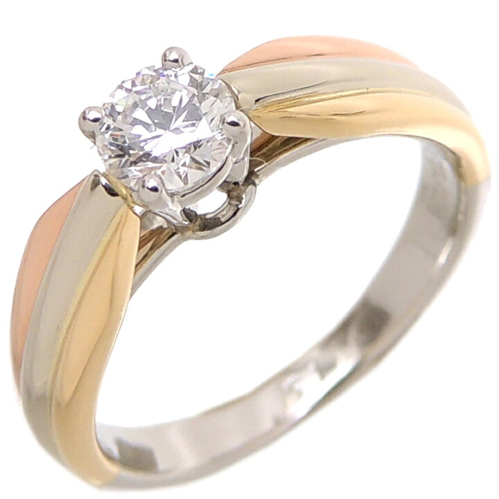 楽天市場】【銀座店】 カルティエ 0.38ct ダイヤモンド トリニティ 