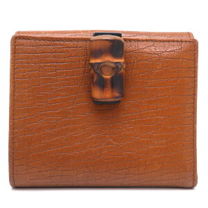 グッチ(GUCCI) バンブー(bamboo) 中古 レディース二つ折り財布 | 通販  