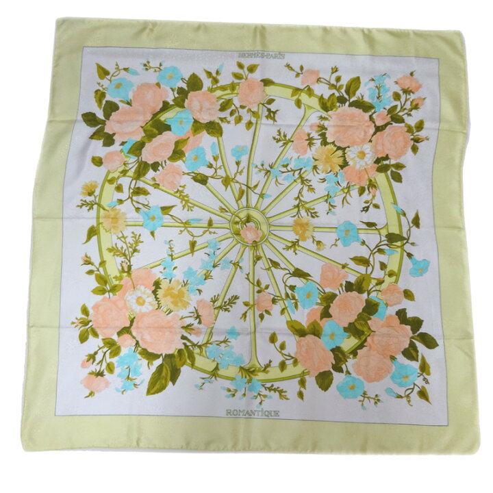 楽天市場】【銀座店】 エルメス カレ90 ROMANTIQUE ロマンティック 