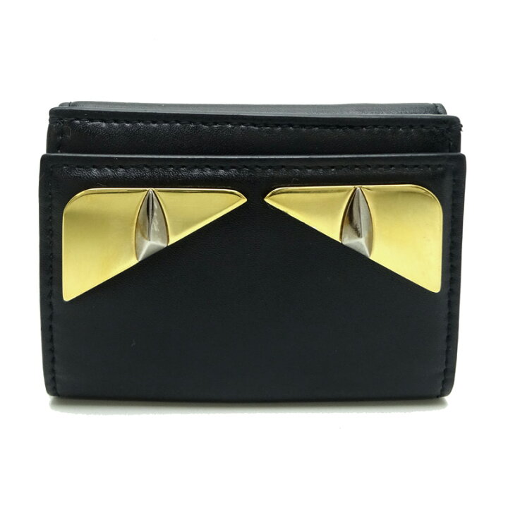 楽天市場】【飯能本店】 フェンディ モンスター メンズ 三つ折り財布 