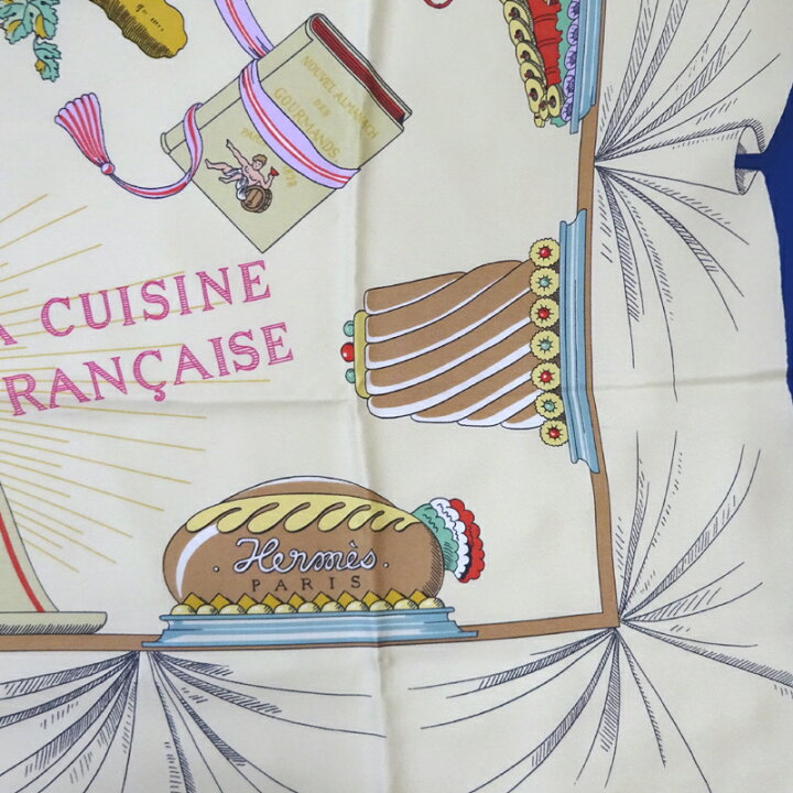 楽天市場】【銀座店】 エルメス カレ90 A LA GLOIRE DE LA CUISINE  