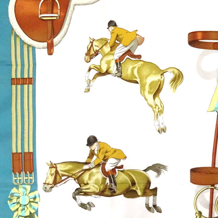 楽天市場】【飯能本店】 エルメス カレ90 ジャンピング jumping ※タグ  