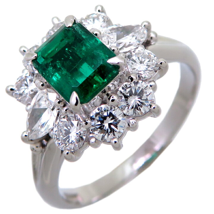 楽天市場】【銀座店】 ノンブランド Pt900 0.81ct エメラルド  