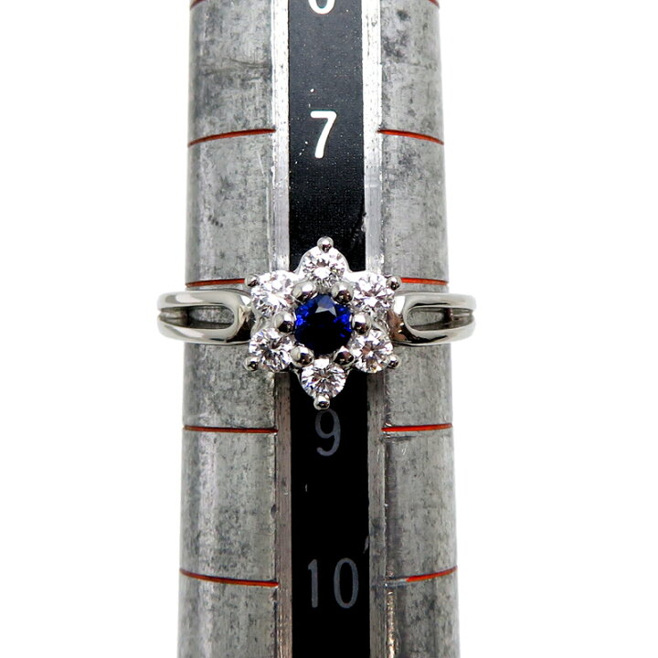 楽天市場】【銀座店】 ミキモト 0.15ct サファイア ダイヤモンド  