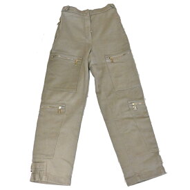 【飯能本店】 フェンディ ストレートレッグ カーゴパンツ #38 メンズ カーゴパンツ FR6415AM34 コットン100％ グレーベージュ DH87139【大黒屋質店出品】 【中古】【送料無料】【店頭受取対応商品】