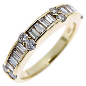 【銀座店】 ノンブランド 0.75ct ダイヤモンド レディース リング・指輪 K18イエローゴールド 10号 DH89347【大黒屋質店出品】 【中古】【送料無料】【店頭受取対応商品】
