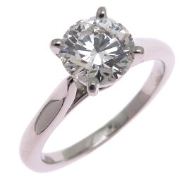 【銀座店】 カルティエ #47 ソリテール 1895 レディース リング・指輪 Pt950プラチナ 6号 DH89928【大黒屋質店出品】 【中古】【送料無料】【店頭受取対応商品】
