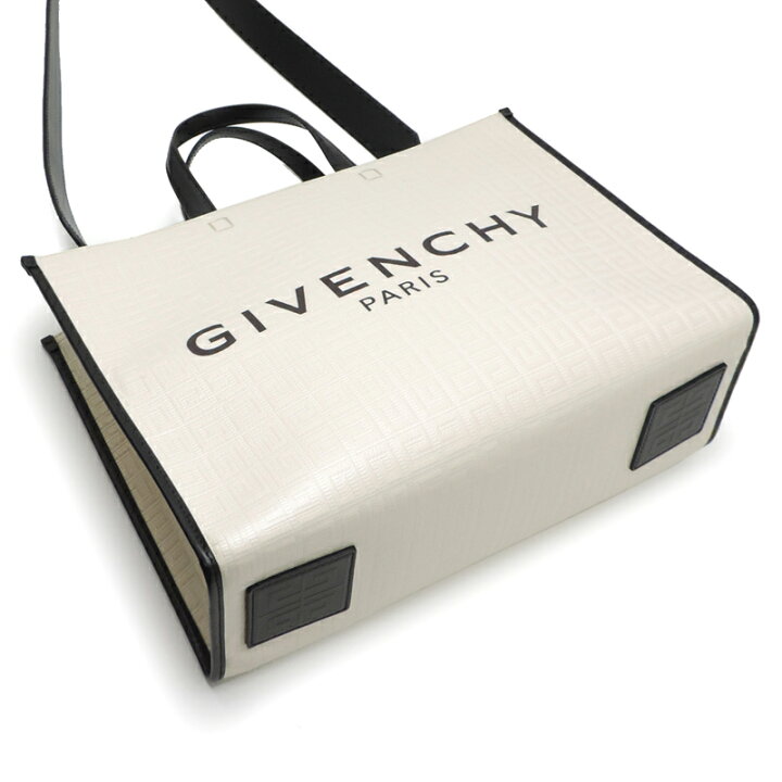 ジバンシィ GIVENCHY Gトートミディアム アイボリー コーティング 