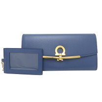 楽天市場】フェラガモ 長財布 ガンチーニ ブルーの通販