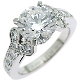 【銀座店】 カルティエ バレリーナ ソリテール 1.60ct ダイヤモンド #46 レディース リング・指輪 N4206900 Pt950プラチナ 6号 DH91349【大黒屋質店出品】 【中古】【送料無料】【店頭受取対応商品】