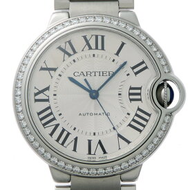 【銀座店】 カルティエ バロン ブルー ドゥ カルティエ ウォッチ 36MM ダイヤモンド メンズ 腕時計 W4BB0017 DH91862【大黒屋質店出品】 【中古】【送料無料】【店頭受取対応商品】