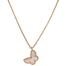 【銀座店】 ヴァンクリーフ＆アーペル スウィート アルハンブラ パピヨン レディース ネックレス VCARF69300 750イエローゴールド DH92980【大黒屋質店出品】 【中古】【送料無料】【店頭受取対応商品】
