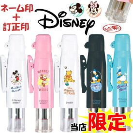 P3倍【当店限定】 印鑑 ディズニー ツインGT キャップレス 訂正印 ネーム印 浸透印 かわいい 文房具 事務用品 ナース 看護士 仕事 プレゼント 人気 ハンコ グッズ 認印 ネーム9 ミニ タニエバー 大人 おしゃれ メール便 送料無料 (tuincl)