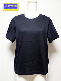 H&M 半袖 Tシャツ コットン レディースM（EUR） ブラック0963662 未使用品【中古】【大信質舗】【質屋出店】管理番号：A-8462