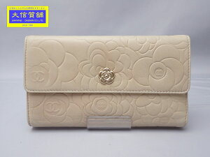 シャネル(CHANEL) カメリア(camellia) 中古 三つ折り財布 | 通販・人気 