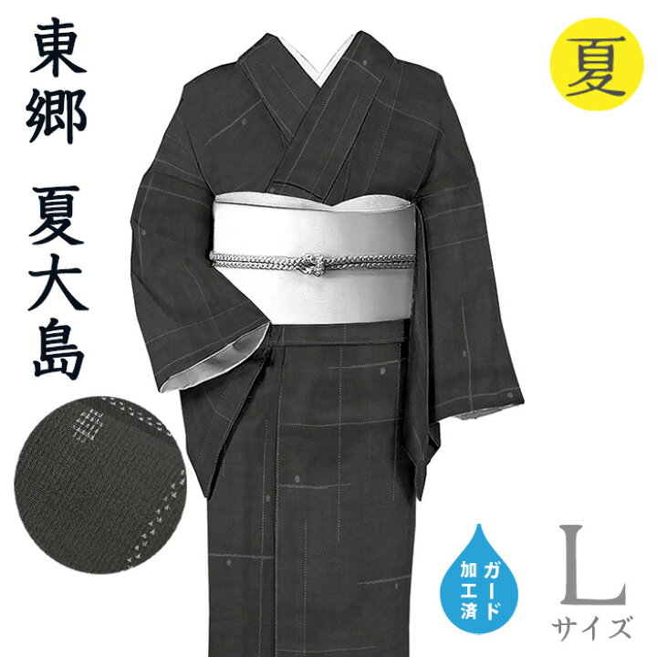 楽天市場】着物だいやす 157□夏大島紬□レア♪都城大島紬 東郷織物 