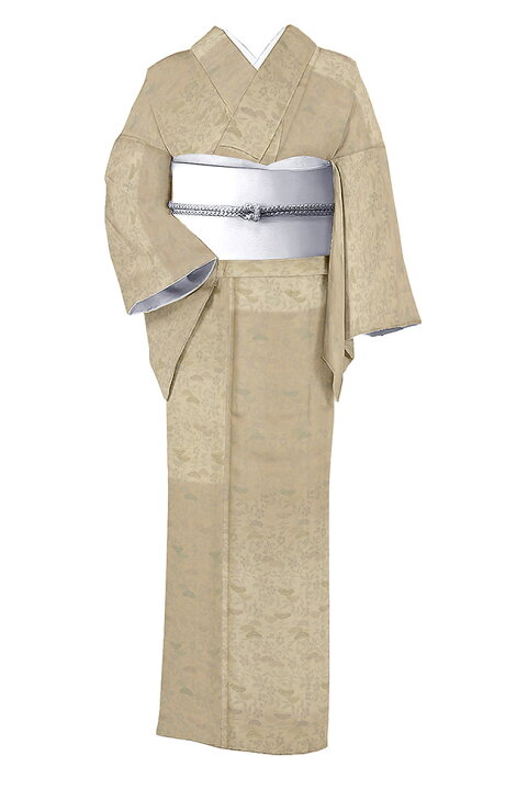 楽天市場】着物だいやす 101□御召□レア♪伝統工芸士 曽根武勇 鶴亀に 