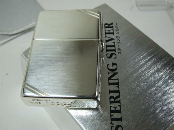楽天市場】ジッポーライター： Zippo スターリングシルバー #14 