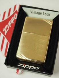 ジッポーライター： Zippo 1937 レプリカ 【ヴィンテージ】 #270 《ライン》 ハイポリッシュ ブラス 無地 金/ゴールド色 真鍮無垢 フラットトップ 『インナーもゴールド!!』 レギュラー 【あす楽対応】 【楽ギフ_包装】 ジッポ ライター ダルマヤ 人気商品 送料無料 送料込